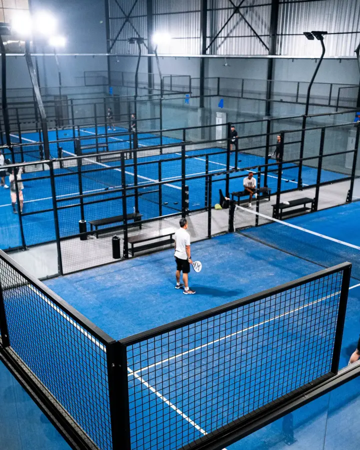 Padel court from above
