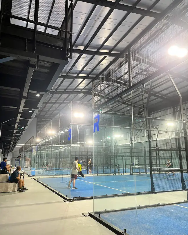 Courts in the evening